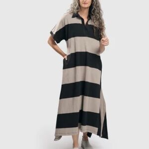 Alembika Marci Rugby Stripe Dress
